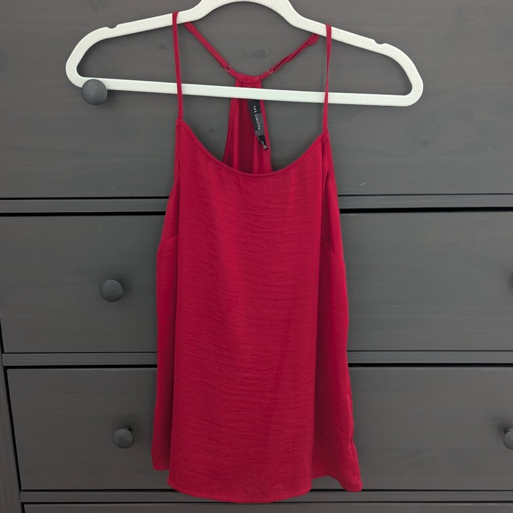 The limited red cami top xs